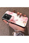 Vivo Y36 Compatible Silicone Edge Hard Back Case Couple Phone Case with Floral Pattern - 2