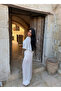 White Cape Tulle Double Set - 5