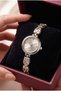 Lale Women's Steel Watch Silver Color Natural Stone Vintage Elegant Old Money Premium Women's Wristwatch Luxury Classic Bracelet Watch |   Limited Edition 2026 - 5