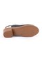 Women's Sandals Laser Cut Sling-Back Thick Short Heeled Mother Shoes Artificial Leather L078.9504 - 4