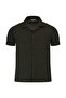Khaki Regular Fit Apaş Collar Shirt
