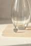 Women's Heart Figured Stone Detailed Steel Necklace Stylish and Elegant Design - 3