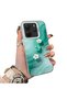 Redmi Note 14 Compatible Silicone Edge Hard Back Case Couple Phone Case with Floral Pattern
