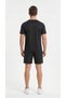 Men's Black Color Breathable Sweat-Wicking Sports T-Shirt - 5