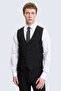 Black Slim Fit Classic Vest