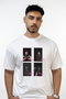 Cardi B_47 Design Printed Oversize White T-Shirt