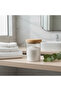 Ameco Crackle Glass Canister with Acacia Wooden Lid | Airtight Kitchen Storage Jar | 500 ml / 1000 ml - 4