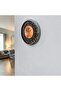 Chrome Planet 24-Hour Display Wall Clock Lwlhm-Ytrs345 - 2