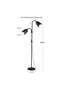 Nordic Minimalist LED Floor Lamp, Modern Dual-Head Standing Lamp for Living Room Bedroom Study, Multi-Function Decorative Tall Lamp - 8