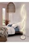Creative Spiral LED DNA Floor Lamp White - 6