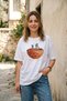 Unisex Oversize Astronaut and Moon Printed White T-Shirt Lunar Themed Cotton Streetwear T-Shirt - 2