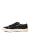 Black Wrinkled Genuine Leather Memory Sole Men's Casual Shoes - 2