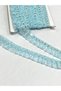Polka Dot & Sequin Organza Pleated Ribbon (2.5 cm - 12-13 Meters)