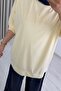 İkoll Text Printed Summer Premium Quality Oversize Tunic (Sizes 38-46) - 5