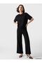 Lcw Modest Black Stone Soft Touch Women's Trousers