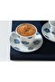 Daisy Dream Porcelain 2-Piece Coffee Cup Set - 80 ml Navy Blue - 2