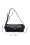Women PU Shoulder Crossbody Sling Tote Satchel Clutch Underarm Bag, Large-Capacity Handbag - 5
