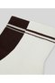 Striped Unicolor Half Towel Socks 2-Pack - 3