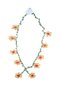 Handmade Yellow Flower Knitted Necklace Daisy Bohemian Jewelry - 2