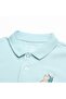 Kid's Cotton Polo with Napoleon Embroidery - 5