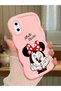 iPhone XS Compatible Case Camera Protector Pink Silicone Couple Phone Case Cute Pattern