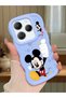 Infinix Hot 40 Compatible Case Camera Protector Blue Silicone Couple Phone Case Cute Pattern