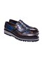 Laci̇ Brown Laceless Genuine Leather Men's Shoes