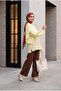 Oversize Modal Tunic with Detachable Cape - Yellow - 6