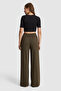 Women's Dark Khaki Sweatpants 50321614-Vr111 - 5