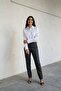 My Fashion Long Textured Cotton Shirt