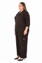 Plus Size Women's Suit with Zippered Collar and Stone Embellishment Detail - 8