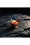 100% Handmade Copper |   Copper Blue Red Landscape Patterned Wide Form Adjustable Ring |   100% El Y - 4