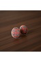 New Series Copper Red Turquoise Kilim Patterned Dangle Earrings - 4