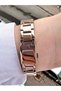Women's Rose Gold Metal Cord Stone Dial Wristwatch with 2 Years Warranty - 3