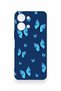 Vivo Y05 4g Compatible Blue Butterfly Pattern Silicone Case - 2