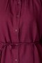 Women's 100% Cotton Muslin Oversize Hijab Shirt Tunic Burgundy - 5
