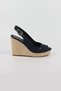 Women's Navy Blue Sandals-39 - Cream
