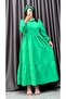 Shirt Collar Long Dress - 4