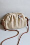 Drawstring Hand and Shoulder Bag with Pleated Design and Adjustable Strap, Stylish Women's Bag En26 Size13