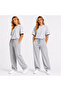 2-Piece Women's Sweatpants and Top Set, Lightweight and Breathable Fabric Combination - 2