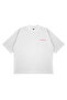 Unisex Women's Men's Say Masallah Written Logo Front Printed Oversize Thick Fabric Relaxed Cut Cotton T-Shirt - 3