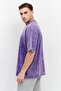 Men Sportswear Fit Short Sleeves Running T-Shirt, Purple - 2