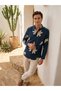 Men Relaxed Floral Print Casual Shirt