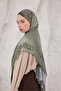 Bamboo Kraş Shawl Tok Duran Women's Shawl Çağla Bambu Bk43 - 7