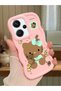 Redmi Note 13 Pro Plus 5g Compatible Case with Camera Protector Pink Silicone Couple Phone Case Kitty Pattern