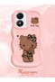 Vivo Y02S Compatible Case Camera Protector Pink Silicone Couple Phone Case Kitty Pattern - 2