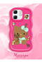 Infinix Hot 50I Compatible Case Camera Protector Red Silicone Couple Phone Case Kitty Pattern - 2