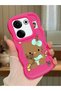 Tecno Camon 20 Compatible Case Camera Protector Red Silicone Couple Phone Case Kitty Pattern