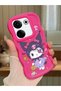 Tecno Camon 20 Compatible Case Camera Protector Red Silicone Couple Phone Case Cartoon Pattern