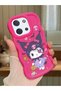 Poco C85 Compatible Case Camera Protector Red Silicone Couple Phone Case Cartoon Pattern